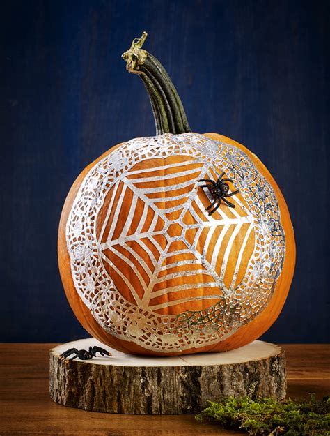 Cute Spider Pumpkin Carving Ideas