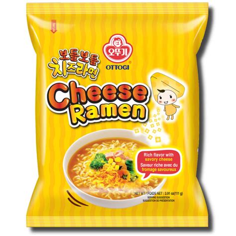 Ottogi Cheese Ramen Korean Style Instant Noodles Rich Flavor with ...