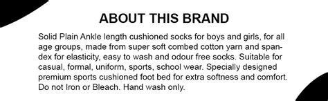 Buy RC. ROYAL CLASS Kids Organic Cotton Solid Ankle Length Cushioned ...