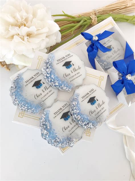 Personalized Graduation Magnet Favors: Lilac & Gold Class of 2026 ...