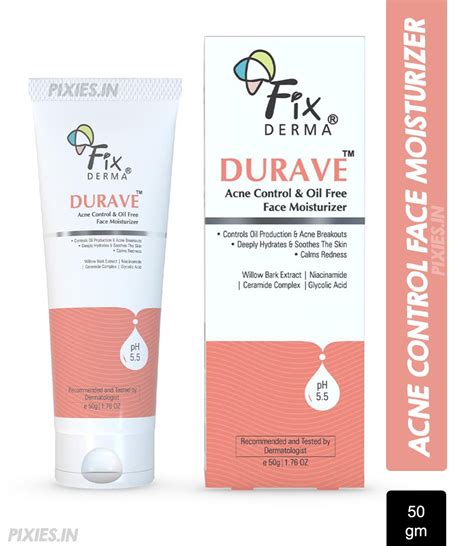 Buy Fixderma Durave Acne Control & Oil Free Moisturizer For Face With ...