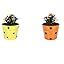 TrustBasket Round Railing Pots with Polka Dots (Pack of 5 ...