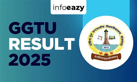 GGTU Result 2025 Out, Download Score Card @ggtuexam.com