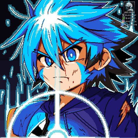 OC Pixel Art - Jesse(Super Form, Raging Star) by JesseJAT on DeviantArt