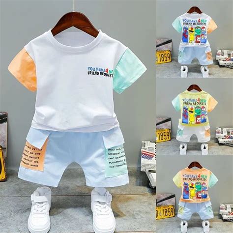 宝宝夏装小童短袖2021新款0一1-3周岁男童套装婴儿衣服纯棉短裤薄-淘宝网