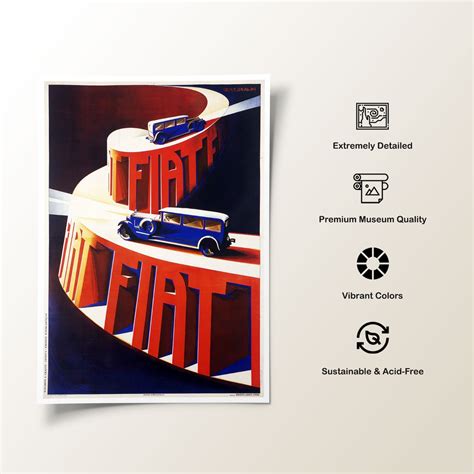 Buy Fiat Travel Poster Art & Prints Online India at Best Price ...