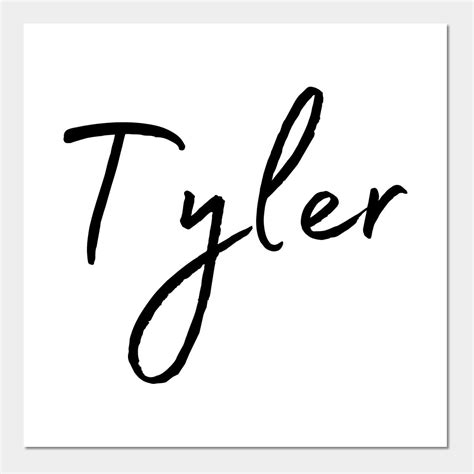 Tyler Name Calligraphy - Cute Images for Wallpaper