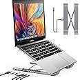 USB-C Laptop Docking Station Stand - 7-in-1 Hub with 4K HDMI, 2 USB 3.1 ...