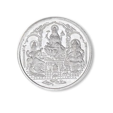 999 FINE SILVER GANESHA LAKSHMI SARASWATI TRI MURTHY 10GM COIN ...