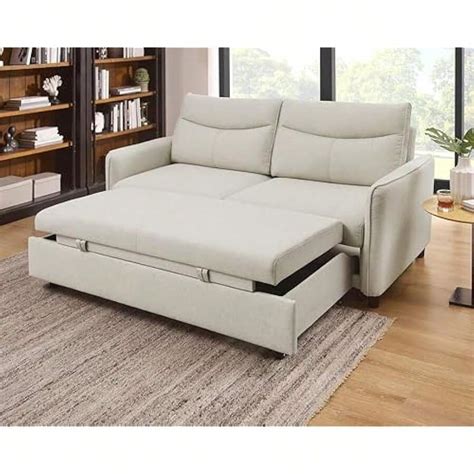 THSUPER 75-Inch Queen Size Convertible Sleeper Sofa Bed Comfortable ...