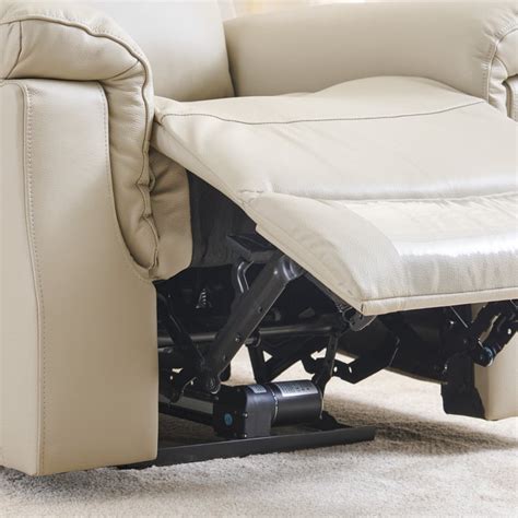 Buy Oliver 1-Seater Half Leather Electric Recliner - Grey from Home ...