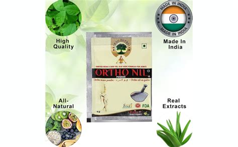 Ortho Nil Powder Ayurvedic Babaji Herbals Ortho nil Powder for Leg ...