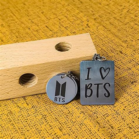 Buy AJS I Love BTS pop Pendant Necklace - Unisex Stainless Steel Kpop ...