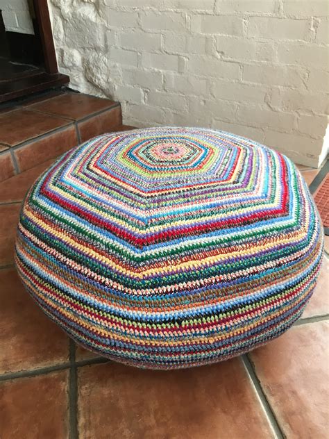 21 free crochet pouf patterns – Artofit