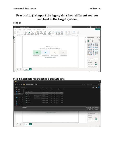 Mith BI Practical - Summary Bsc. Information Technology - Practical 1 ...