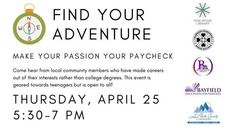 Find Your Adventure: Make Your Passion Your Paycheck, 395 Bayfield ...