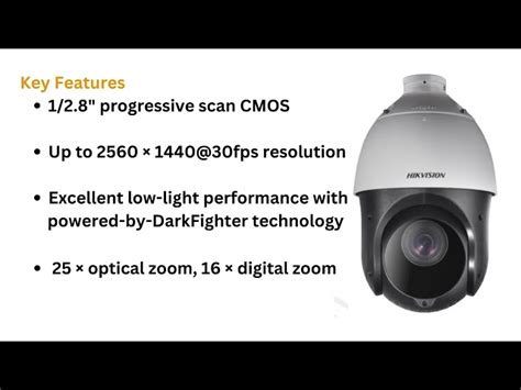 Cctv System - DS 2DE5230W AE 30x Network PTZ Dome Camera Authorized ...