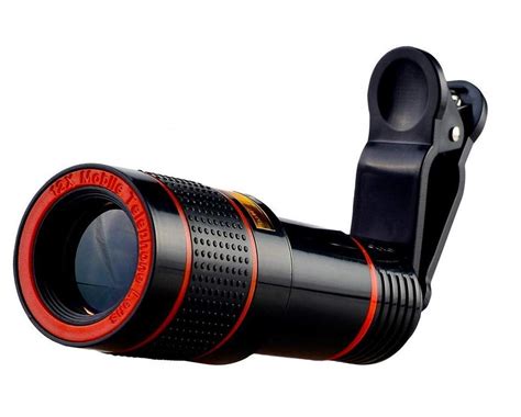 Snorlax Universal 12x Telescope Optical Zoom Mobile Phone Lens ...