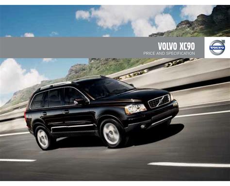 VOLVO XC90 PRICING AND SPECIFICATION MANUAL Pdf Download | ManualsLib