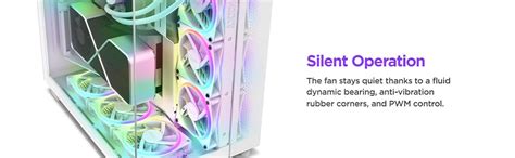 NZXT F120 RGB Duo - 120mm Dual-Sided RGB Case Fan – 20 Individually ...