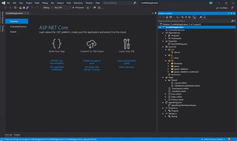 ASP.NET Core Application 的图像结果