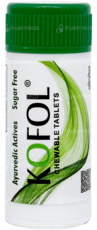 Kofol Chewable Tablet 60 - Uses, Side Effects, Dosage, Price | Truemeds