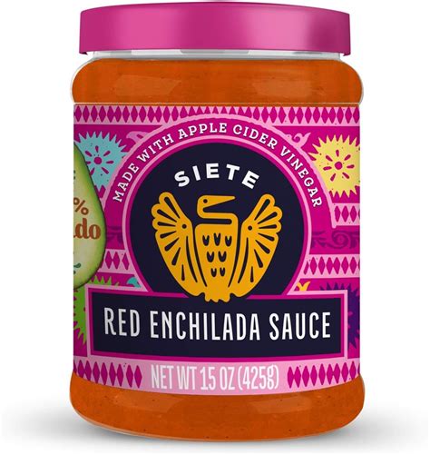 Amazon.com: Siete Sauce Enchilada Red 15 OZ