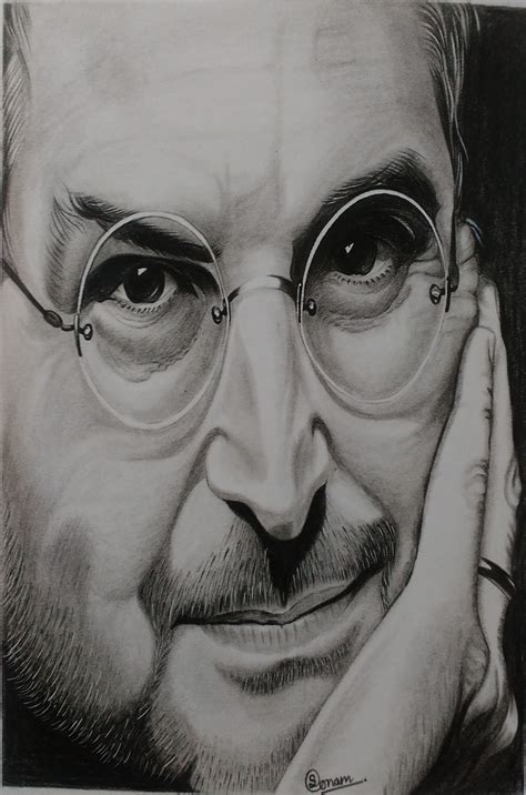 Buy Painting Steve Job Artwork No 10945 by Indian Artist Sonam Rajput