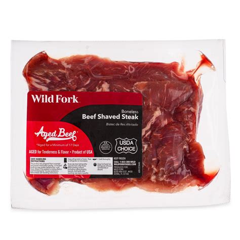 Beef Shaved Steak – Wild Fork Foods