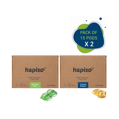 Our Plant Based Laundry Detergent Pods - Hapiso – hapiso.in