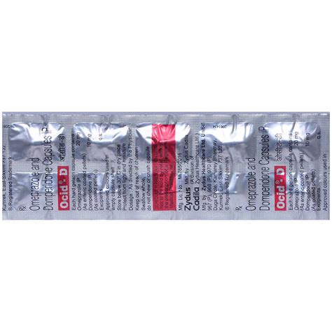 Ocid D-Capsule 10's Price, Uses, Side Effects, Composition - Apollo ...