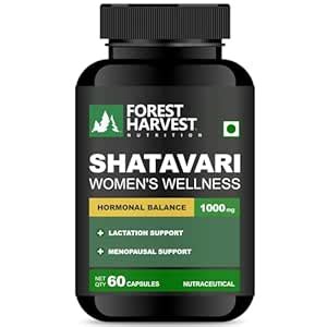 Forest Harvest Nutrition Shatavari 10:1 Extract Capsules | 1000 mg Per ...
