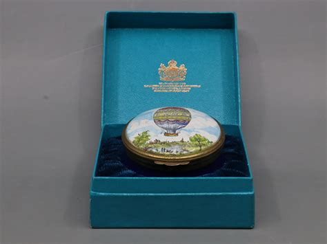 Lot - BILSTON & BATTERSEA ENAMELS BOX
