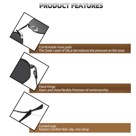 GREY JACK Polarized Sunglasses Minimalist Polygon Sun Glasses UV Prote ...