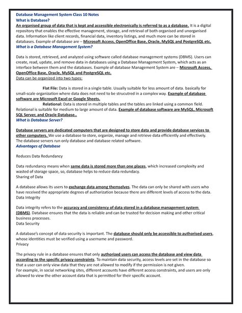 Image result for Database Management System Class 10 G Learning