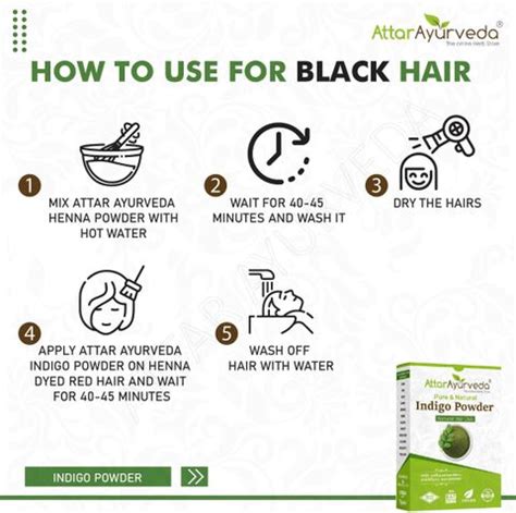 Attar Ayurveda Indigo Powder for black hair - Price in India, Buy Attar ...