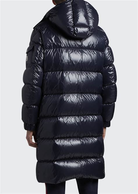 Moncler Men's Hanoverian Long Laque Puffer Coat - Bergdorf Goodman