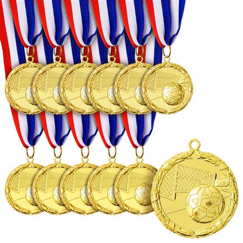 Buy Juvale12 Pack Award Medals for Adults - Team Participation Trophies ...