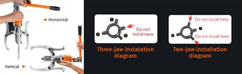 VOLTZ Tools VZ-HP 20T Hydraulic Pullers 20 ton Hydraulic Gear Puller ...