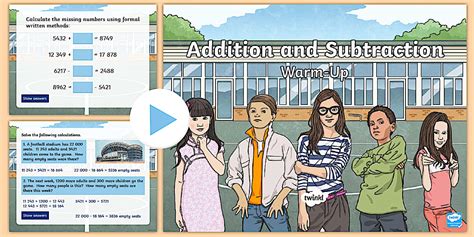 Year 5 Addition and Subtraction Maths Warm-Up PowerPoint
