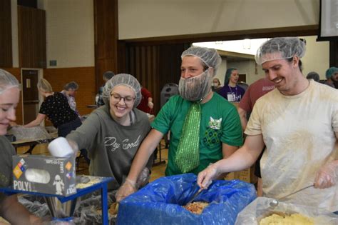 Thousands of meals packaged by Weber Institute students, including one ...