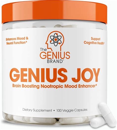 Amazon.com: Genius Joy, Nootropic Mood Enhancer Supplement - Support ...