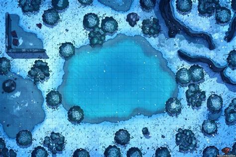 Image result for Snowy Forest RPG Map