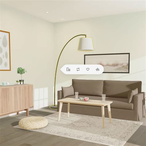 HEKTOGRAM floor uplighter/reading lamp, silver-colour/white - IKEA