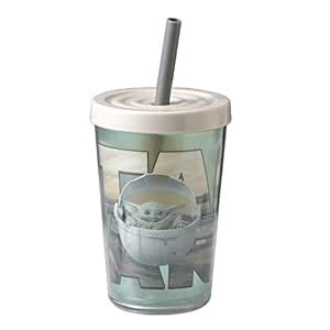 Zak Designs Star Wars The Mandalorian Double-Walled Cup with Lid and ...