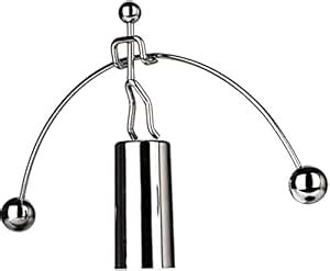 Perpetual Motion Kinetic Art Balance Toy Weightlifter Magic Balancing ...