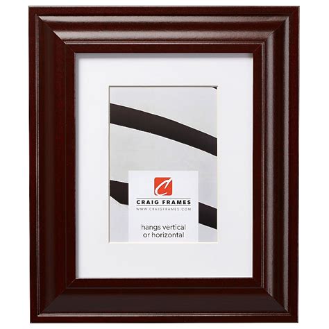 Craig Frames 11x14 Matted to 8x10 Picture Frame Red Upscale 2 Inch MDF ...