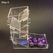 Buy DND Acrylic Transparent Dice Tower DIY Board Game RPG Rolling Tower ...