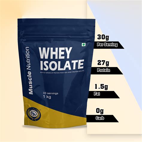 Buy Whey Isolate Protein 1kg Chocolate Powder online at best price in India