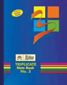 LOTUS Triplicate Book Regular Triplicate Books Notebook 100 Pages Price ...
